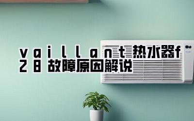 vaillant热水器f28故障原因解说